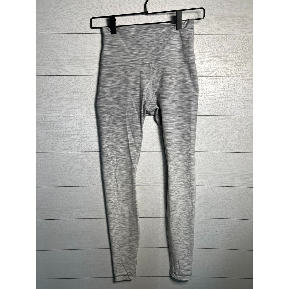 Lululemon Wunder Under High Rise Tight 28 Space Dye Gray White Leggings Size 4